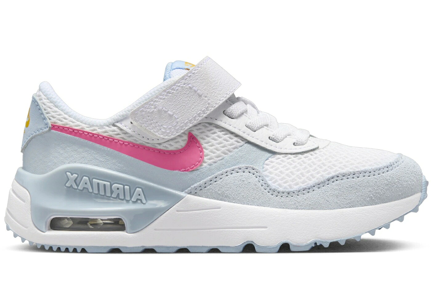 ナイキ マックス 白いこと 白いこと 青碧 青碧 エア湖マックス お坊っちゃん キッズ NIKE AIR MAX SYSTM WHITE BLUE TINT LIGHT ARMORY PINKSICLE (なおなお書き) / WHITE BLUE TINT LIGHT ARMORY もの言う花 マタニティ スニーカー