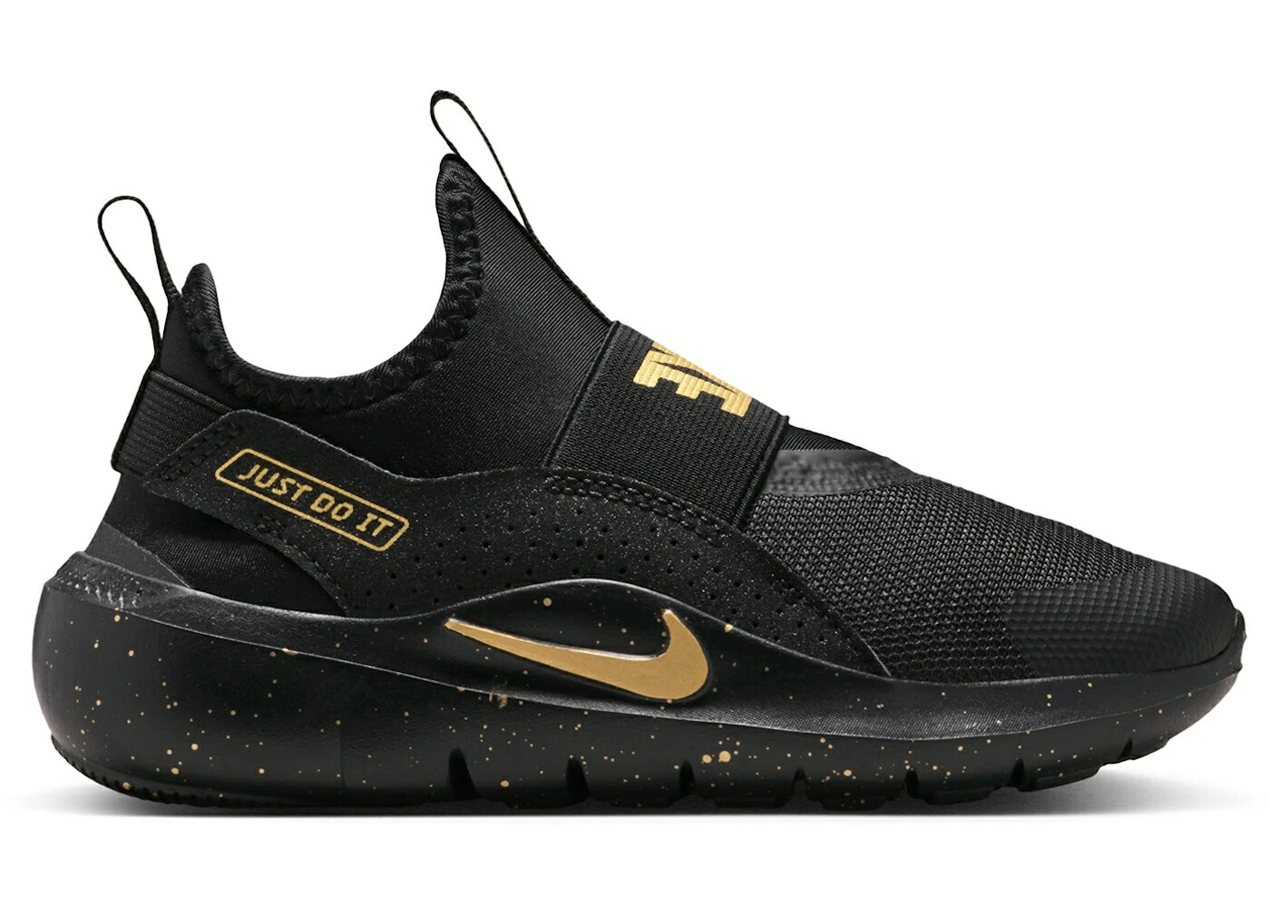 ナイキ 黒いこと 黒いこと ゴールド 御坊っちゃん キッズ NIKE FLEX RUNNER 4 BLACK METALLIC GOLD (なおなお書き) / BLACK BLACK METALLIC GOLD もの言う花 マタニティ スニーカー