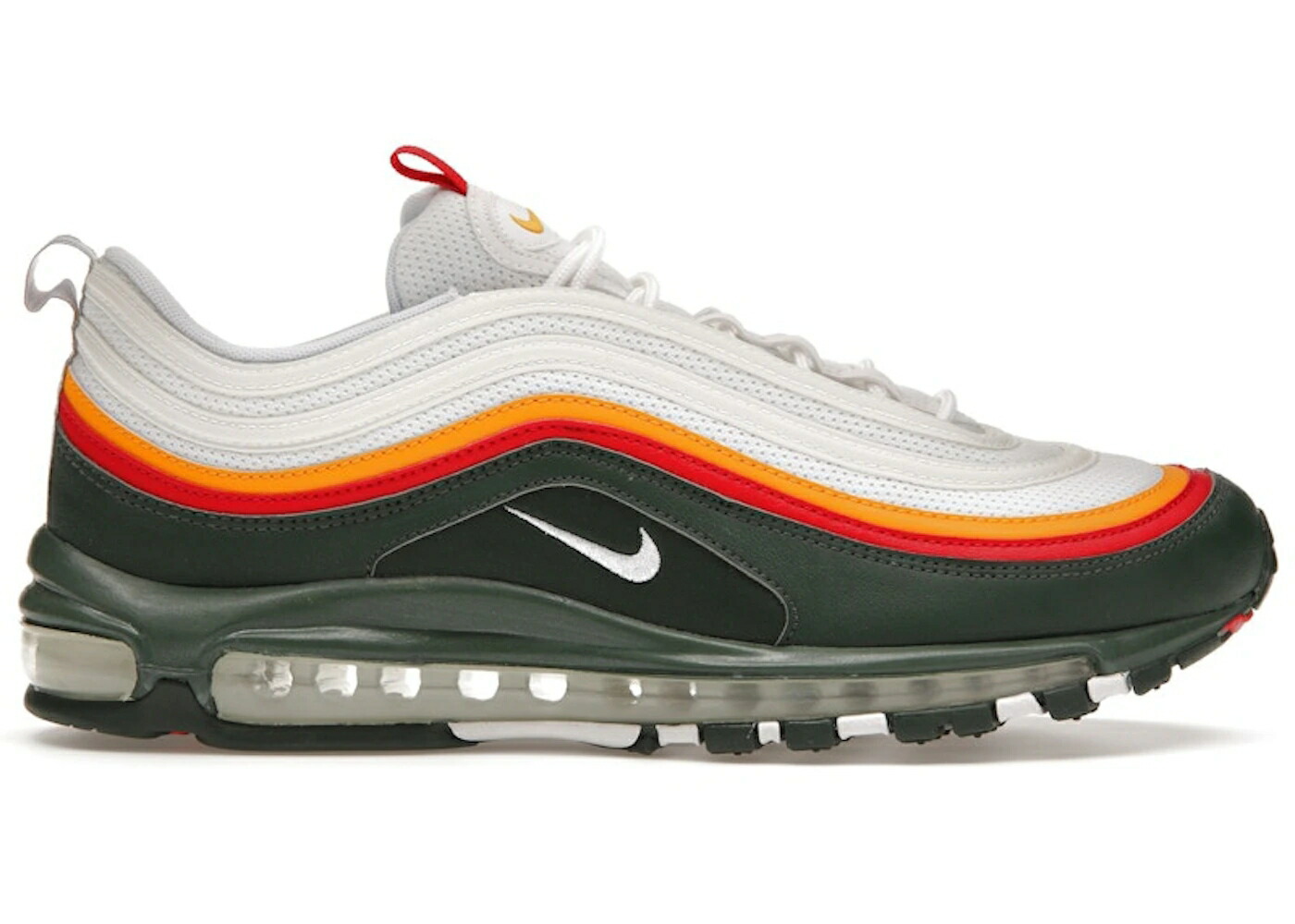 ナイキ マックス 白いこと 白いこと 活動的 黄味がかった 黄色 大気圏マックス スニーカー メンズ NIKE AIR MAX 97 RATATOUILLE / WHITE DYNAMIC YELLOW EVERGREEN