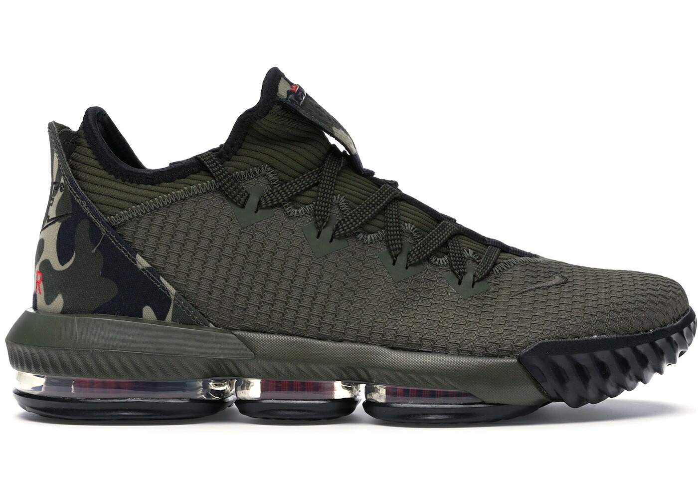 ナイキ レブロン 合鴨柄 積貨委託貨物 カーキ 黒いこと 黒いこと オリーブ スニーカー メンズ NIKE LEBRON 16 LOW CAMO / CARGO KHAKI BLACK NEUTRAL OLIVE