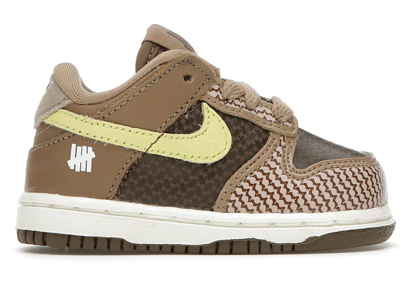 ナイキ ダンク アンディフィーテッド エアフォースワン ダンクロー VS. お坊っちゃん キッズ NIKE DUNK LOW UNDEFEATED CANTEEN AF1 PACK (TD) / CANTEEN LEMON FROST PALOMINO
