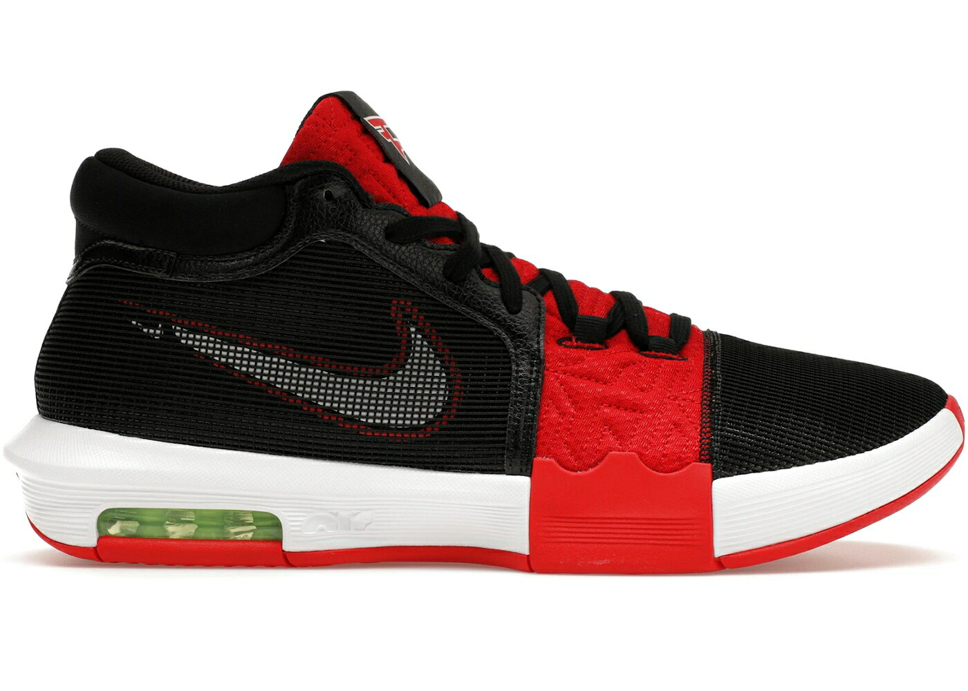 ナイキ レブロン 黒いこと 黒いこと 白いこと 白いこと 赤 赤いこと ウィットネス スニーカー メンズ NIKE LEBRON WITNESS 8 FAZE CLAN BRED / BLACK WHITE UNIVERSITY RED