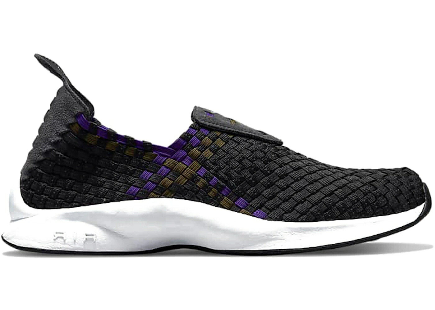 ナイキ ウーブン 黒色 ブラック コート 紫 パープル オリーブ スニーカー メンズ NIKE AIR WOVEN BLACK COURT PURPLE / BLACK COURT PURPLE MEDIUM OLIVE