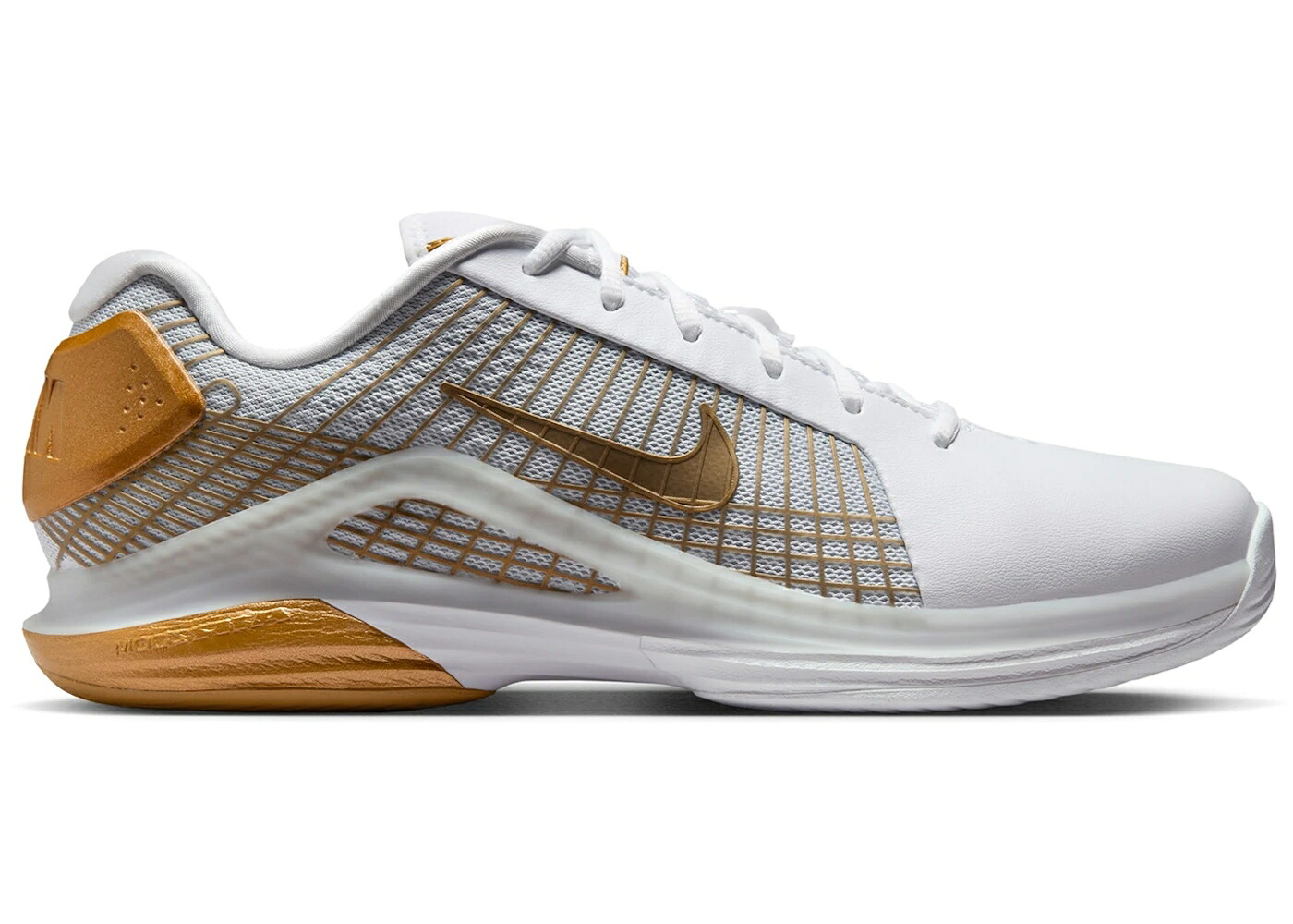 ナイキ 厚地の外套 望遠レンズ 白いこと 白いこと 純然たる プラチナム ゴールド スニーカー メンズ NIKE COURT AIR ZOOM VAPOR 12 HYPERSMASH HC WHITE PURE PLATINUM METALLIC GOLD / WHITE PURE PLATINUM METALLIC