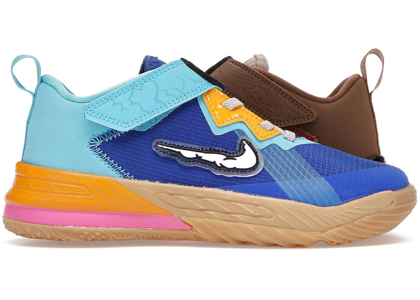 ナイキ レブロン ジャム 青碧 青碧 E. 間隔文字ジャム お坊っちゃん キッズ NIKE LEBRON 18 LOW WILE VS ROADRUNNER SPACE JAM (なおなお書き) / RACER BLUE BALTIC BLUE もの言う花 マタニティ スニーカー