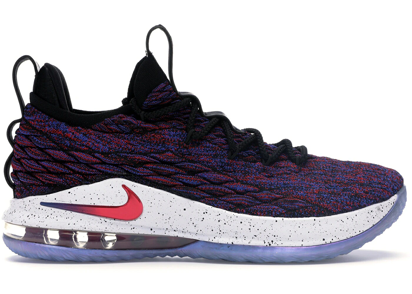 ナイキ レブロン スーパーノバ ノヴァ 黒色 ブラック 白色 ホワイト スニーカー メンズ NIKE LEBRON 15 LOW SUPERNOVA / MULTI COLOR BLACK WHITE