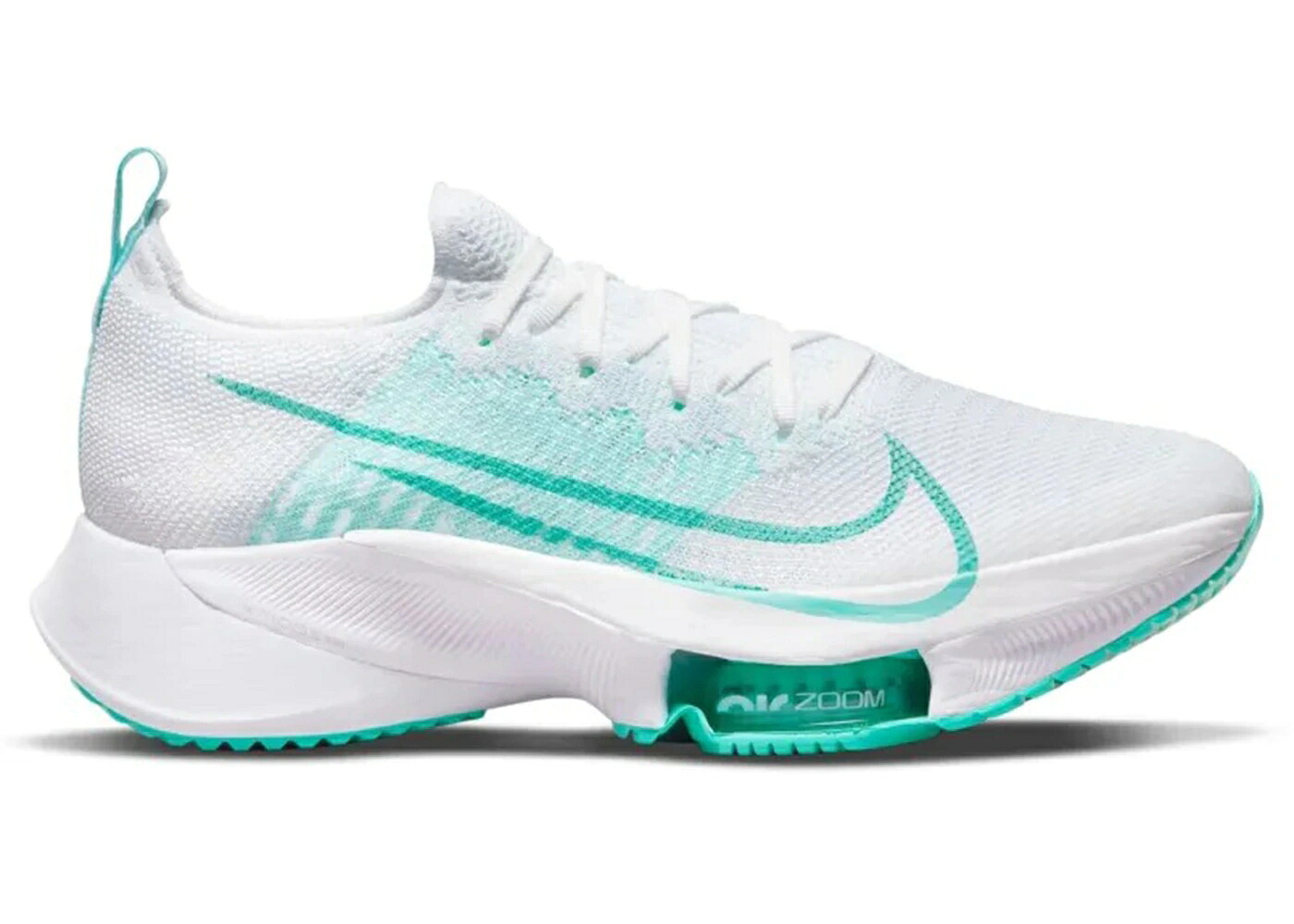 ナイキ ズーム フライニット 白色 ホワイト NEXT% WOMEN'S スニーカー レディース NIKE AIR ZOOM TEMPO FLYKNIT WHITE TURQUOISE (WOMEN'S) / WHITE TUQUOISE|スニケス