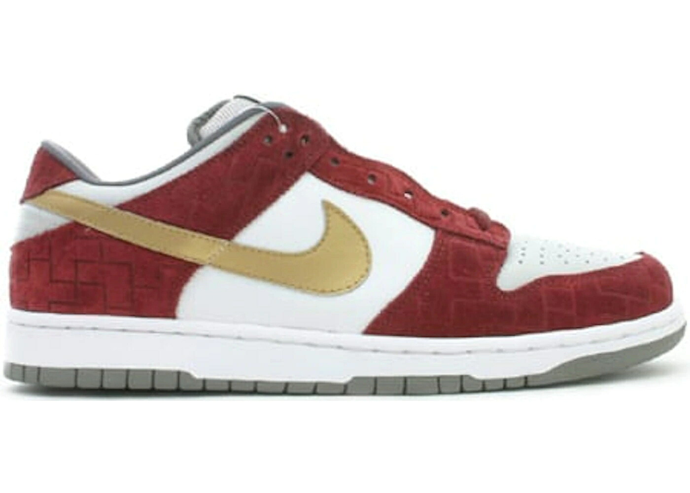 ナイキ エスビー ダンク 白いこと 白いこと ゴールド 赤いこと白木 ダンクロー スニーカー メンズ NIKE SB DUNK LOW SHANGHAI (2013) / WHITE METALLIC GOLD REDWOOD