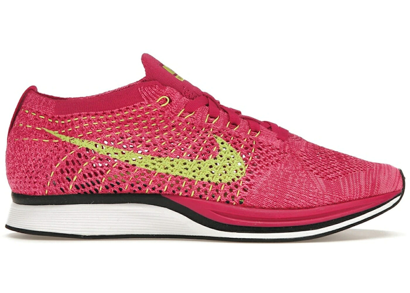 ナイキ 飛球編み物 サクラ色 スニーカー メンズ NIKE FLYKNIT RACER FIREBERRY / FIREBERRY PINK FLASH VOLT