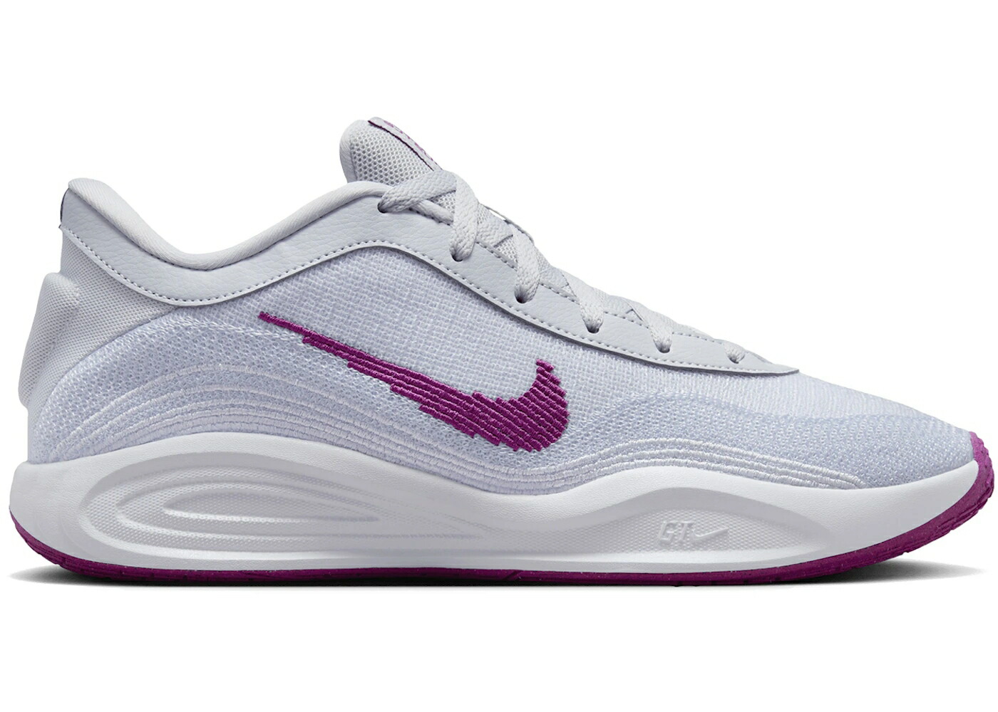 ナイキ アカデミー ピュア プラチナム 白色 ホワイト スニーカー メンズ NIKE GT HUSTLE ACADEMY PURE PLATINUM HOT FUCHSIA / PURE PLATINUM WHITE HOT FUCHSIA