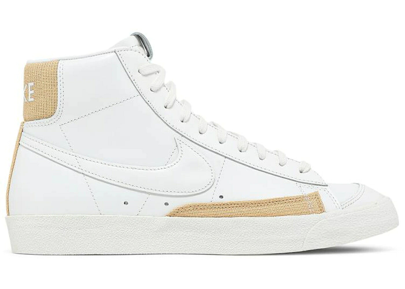 ナイキ ブレイザー ミッド ビンテージ ヴィンテージ 白色 ホワイト スニーカー メンズ NIKE BLAZER MID 77 VINTAGE WHITE BURLAP / SUMMIT WHITE WHITE GUM LIGHT