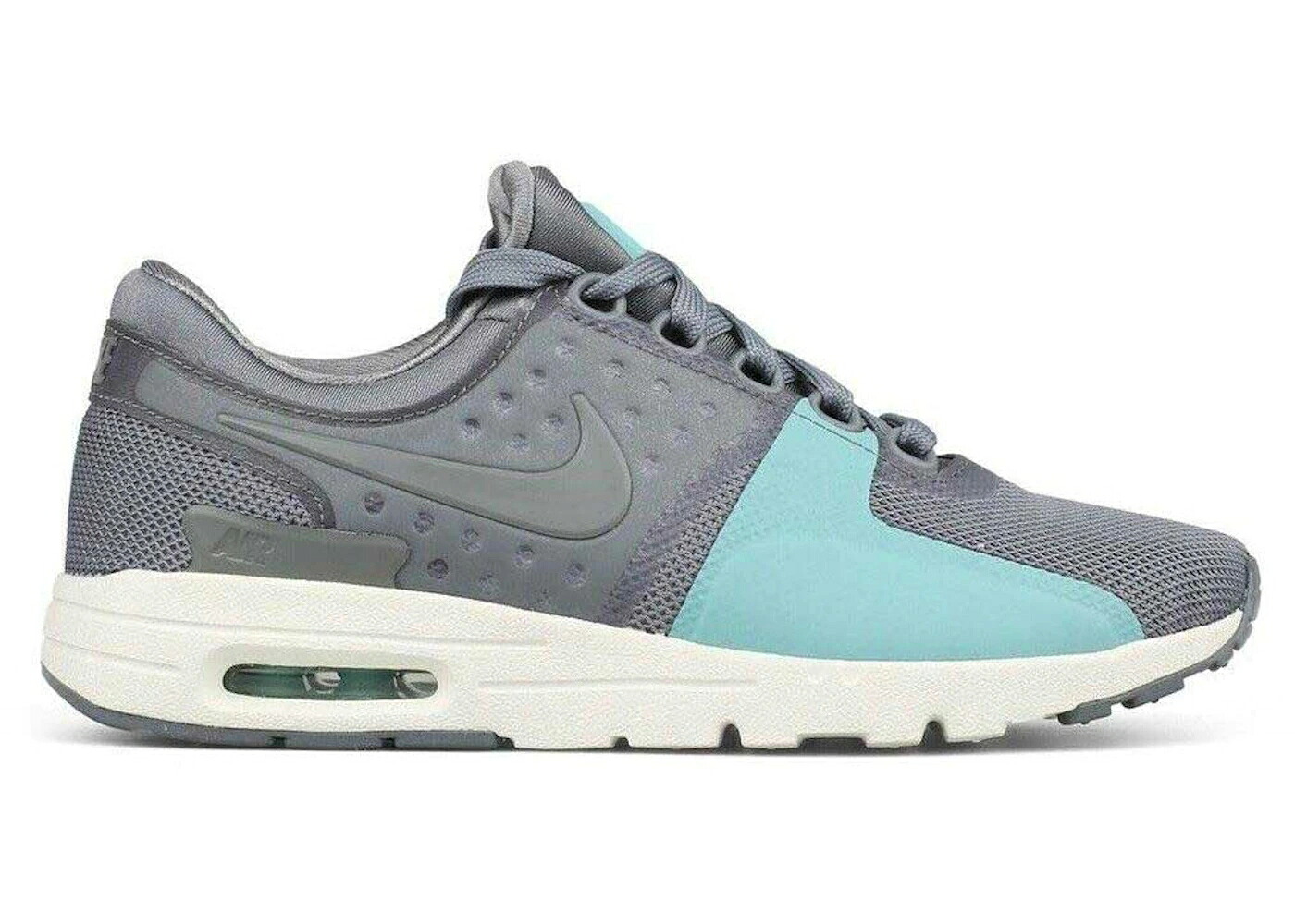 ナイキ マックス 皆無 冷やりとした 薄墨色 薄墨色 大気圏マックス WOMEN\u0027S スニーカー レディース NIKE AIR MAX ZERO COOL GREY TEAL (WOMEN\u0027S) / COOL GREY SAIL WASHED TEAL