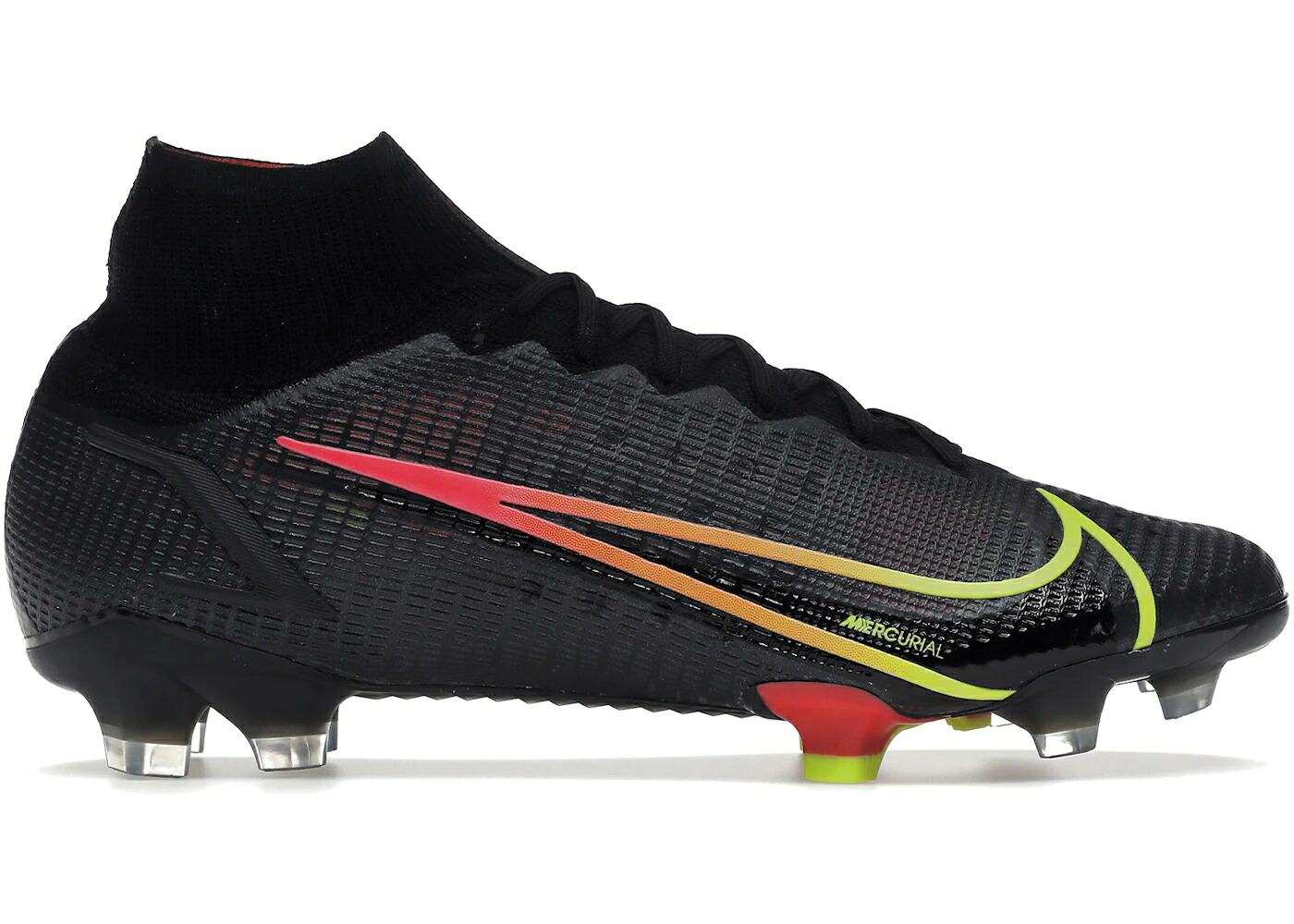 ナイキ エリート 黒いこと 黒いこと スニーカー メンズ NIKE MERCURIAL SUPERFLY 8 ELITE FG BLACK CYBER / BLACK OFF NOIR OBSIDIAN CYBER