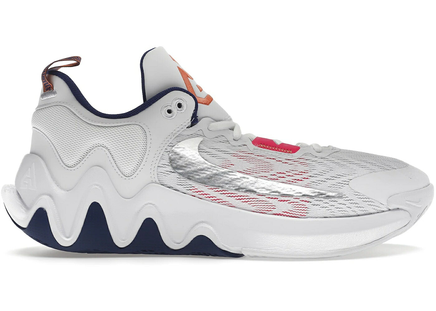 ナイキ 白色 ホワイト ディープ 青色 ブルー ピンク スニーカー メンズ NIKE GIANNIS IMMORTALITY 2 RAINBOWS / WHITE DEEP ROYAL BLUE HYPER PINK