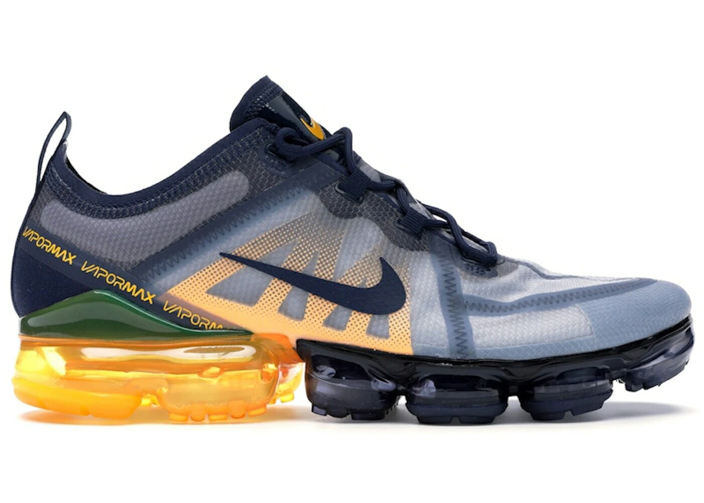 ナイキ 紺色 米国海軍 レーザ 橙 オレンジ色 エアヴェイパーマックス スニーカー メンズ NIKE AIR VAPORMAX 2019 MIDNIGHT NAVY LASER ORANGE / MIDNIGHT NAVY MIDNIGHT NAVY