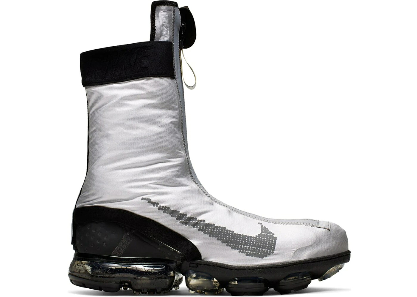 ナイキ 飛球編み物 しろがね色 しろがね色 エアヴェイパーマックス スニーカー メンズ NIKE AIR VAPORMAX FLYKNIT GATOR ISPA METALLIC SILVER / METALLIC SILVER METALLIC SILVER