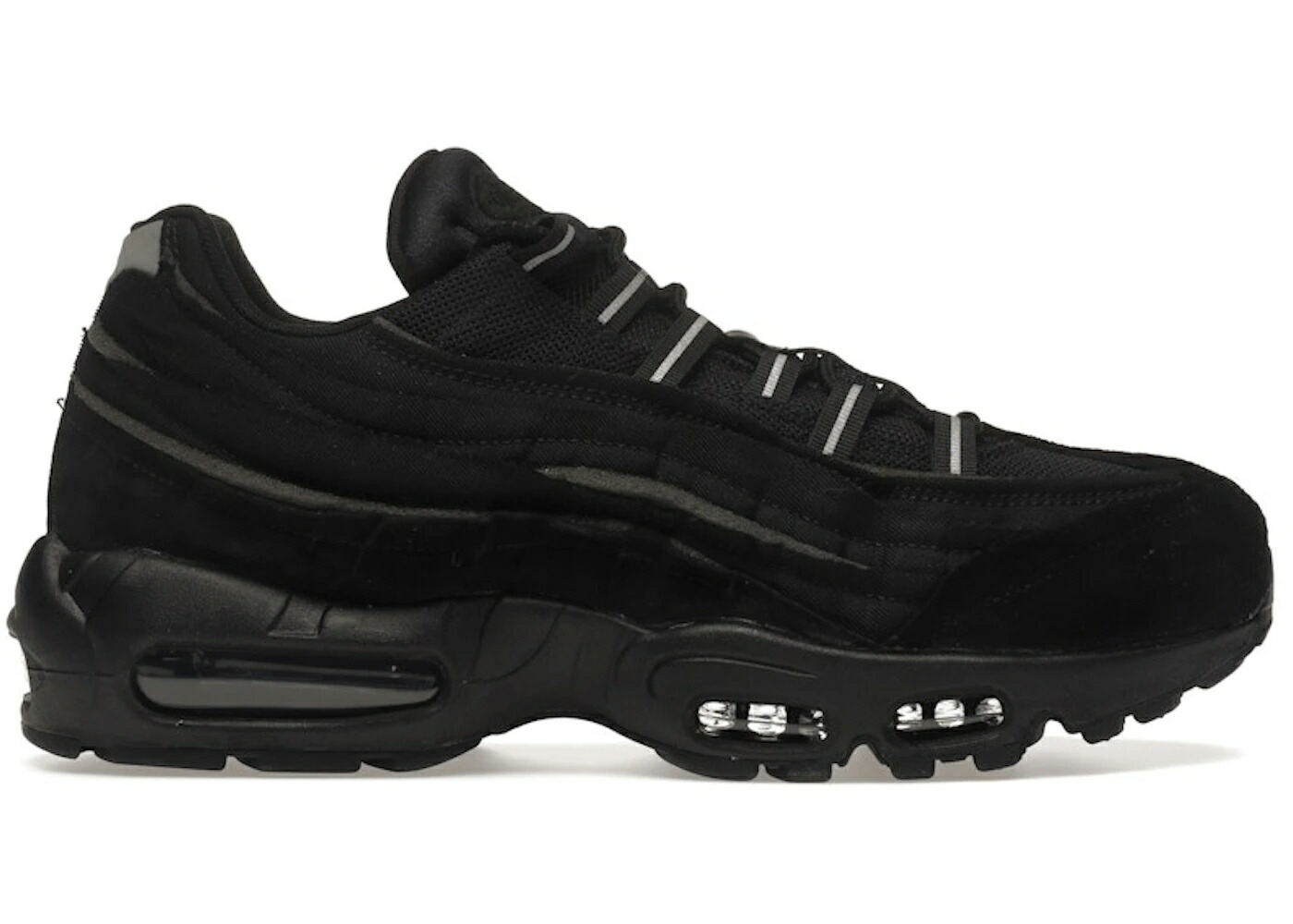 ナイキ マックス 黒色 ブラック エアマックス コムデギャルソン スニーカー メンズ NIKE AIR MAX 95 COMME DES GARCONS BLACK / BLACK BLACK BLACK