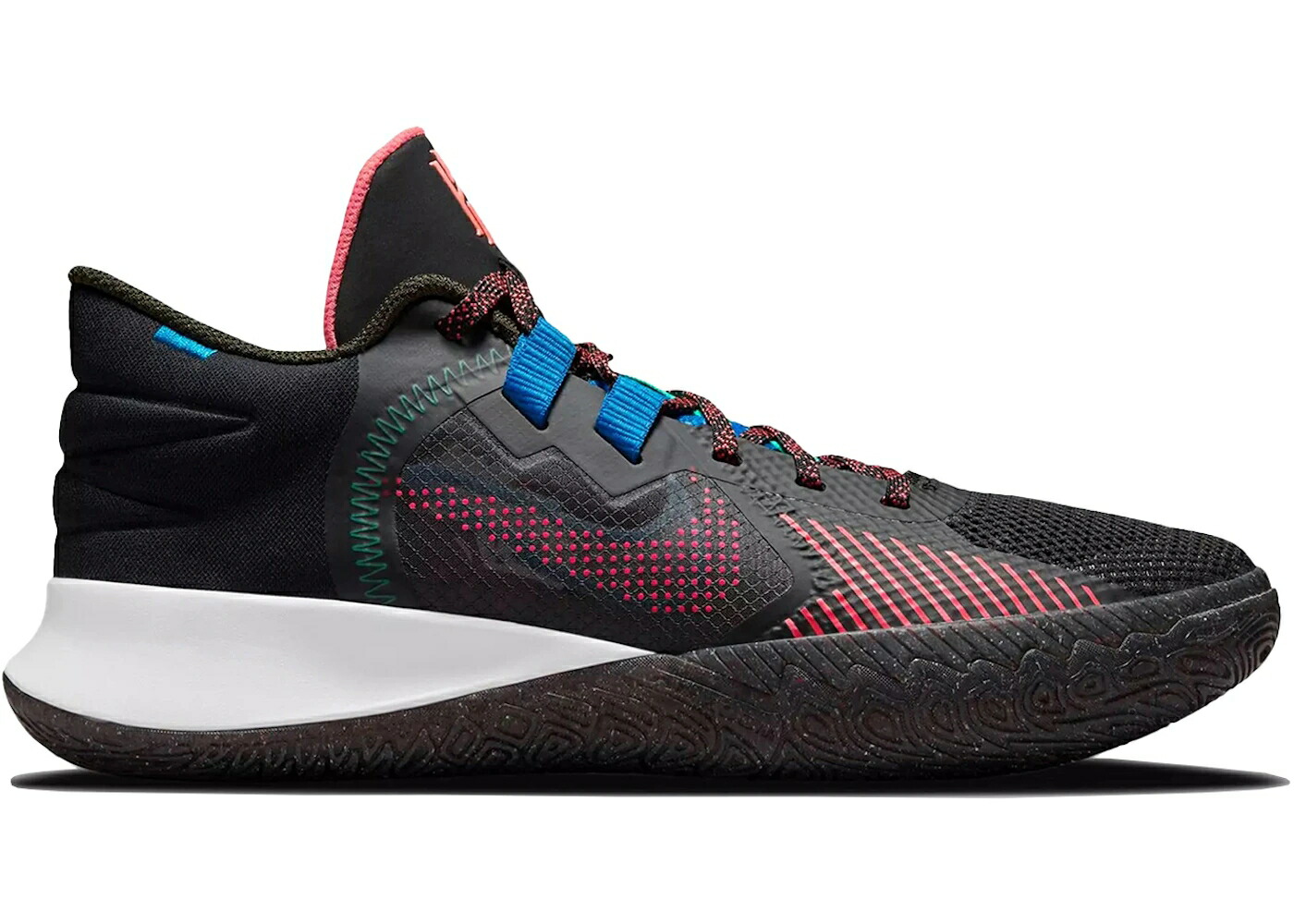 ナイキ カイリー 航空一回り 黒いこと 黒いこと さくら色 スニーカー メンズ NIKE KYRIE FLYTRAP V BLACK ATOMIC PINK / BLACK SEQUOIA ATOMIC PINK