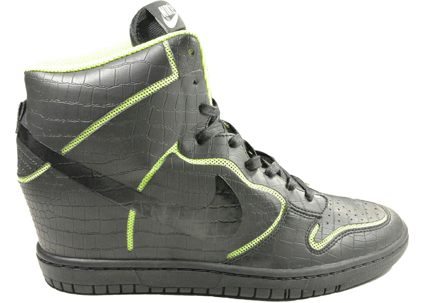 ナイキ ダンク 天の原 御機嫌 黒いこと 黒いこと WOMEN\u0027S スニーカー レディース NIKE DUNK SKY HIGH BLACK VOLT (WOMEN\u0027S) / BLACK VOLT