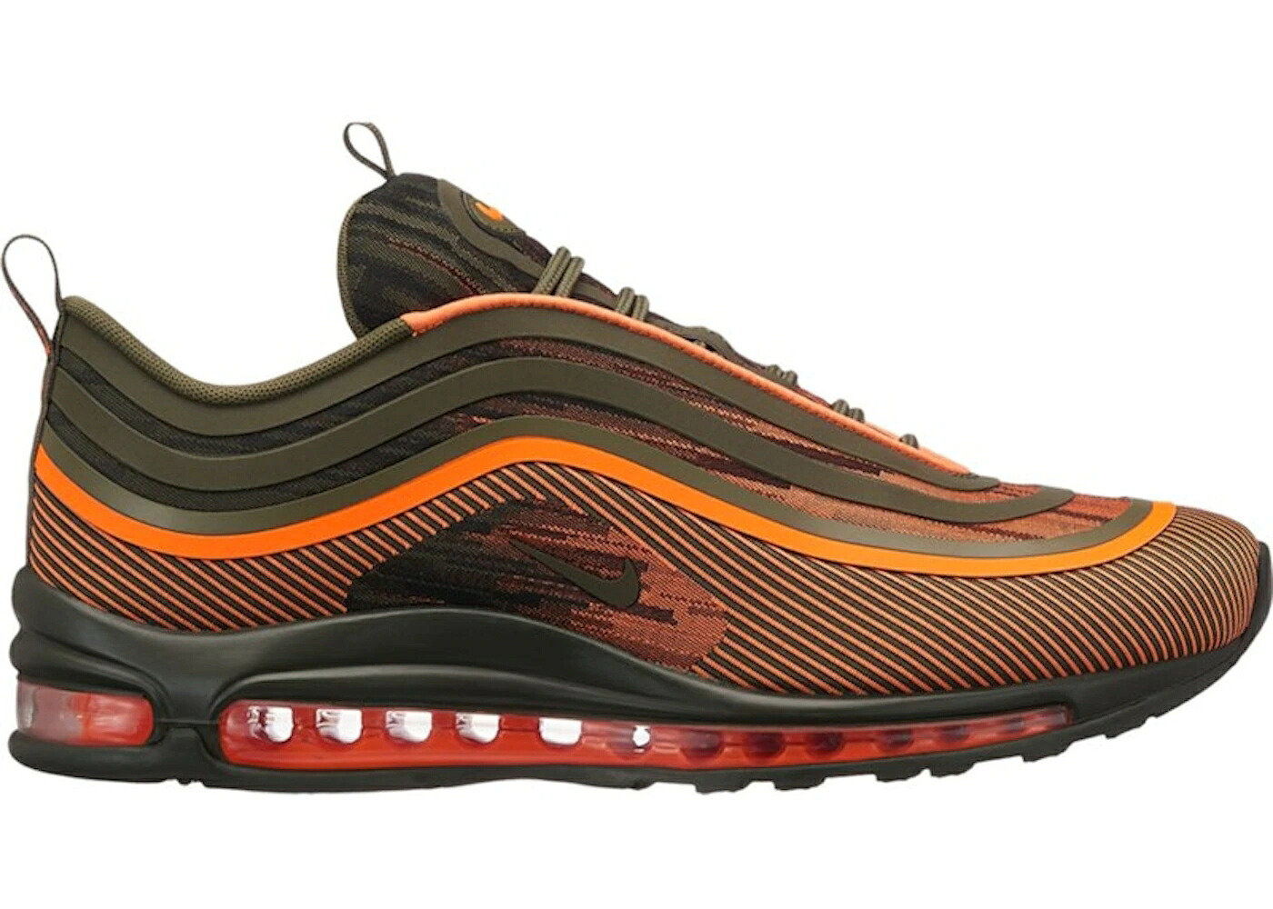 ナイキ マックス ウルトラ 橙 オレンジ色 大気圏マックス スニーカー メンズ NIKE AIR MAX 97 ULTRA 17 TOTAL ORANGE SEQUOIA / TOTAL ORANGE SEQUOIA MEDIUM