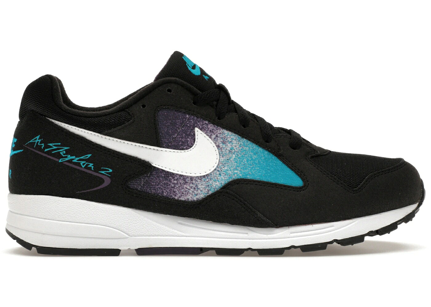 ナイキ 黒いこと 黒いこと 青み 青色 地べた 紫 パープル 白いこと 白いこと スニーカー メンズ NIKE AIR SKYLON 2 BLACK BLUE LAGOON GRAND PURPLE / BLACK WHITE BLUE LAGOON GRAND