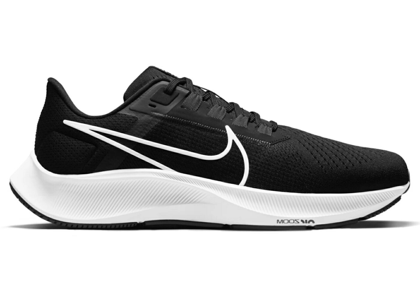 ナイキ ズーム ペガサス 黒色 ブラック 白色 ホワイト ズームペガサス スニーカー メンズ NIKE AIR ZOOM PEGASUS 38 BLACK WHITE (EXTRA WIDE) / BLACK ANTHRACITE VOLT WHITE