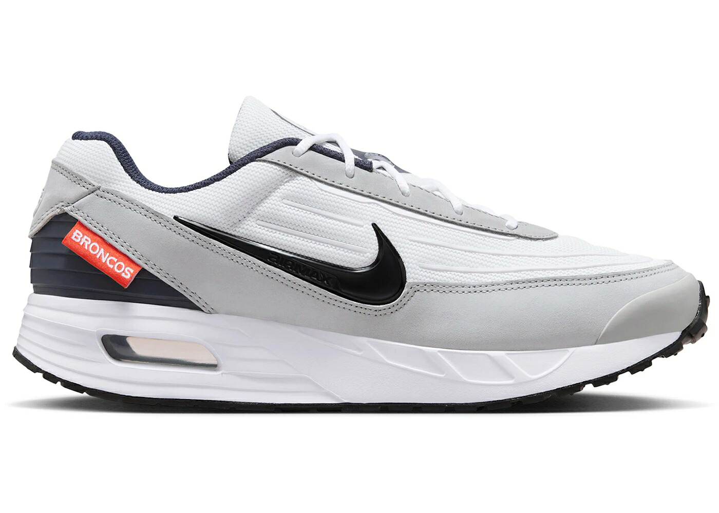 ナイキ マックス デンバー ブロンコス 灰色 グレー カレッジ 紺色 ネイビー エアマックス スニーカー メンズ NIKE AIR MAX VERSE DENVER BRONCOS / LIGHT SMOKE GREY COLLEGE NAVY｜スニケス