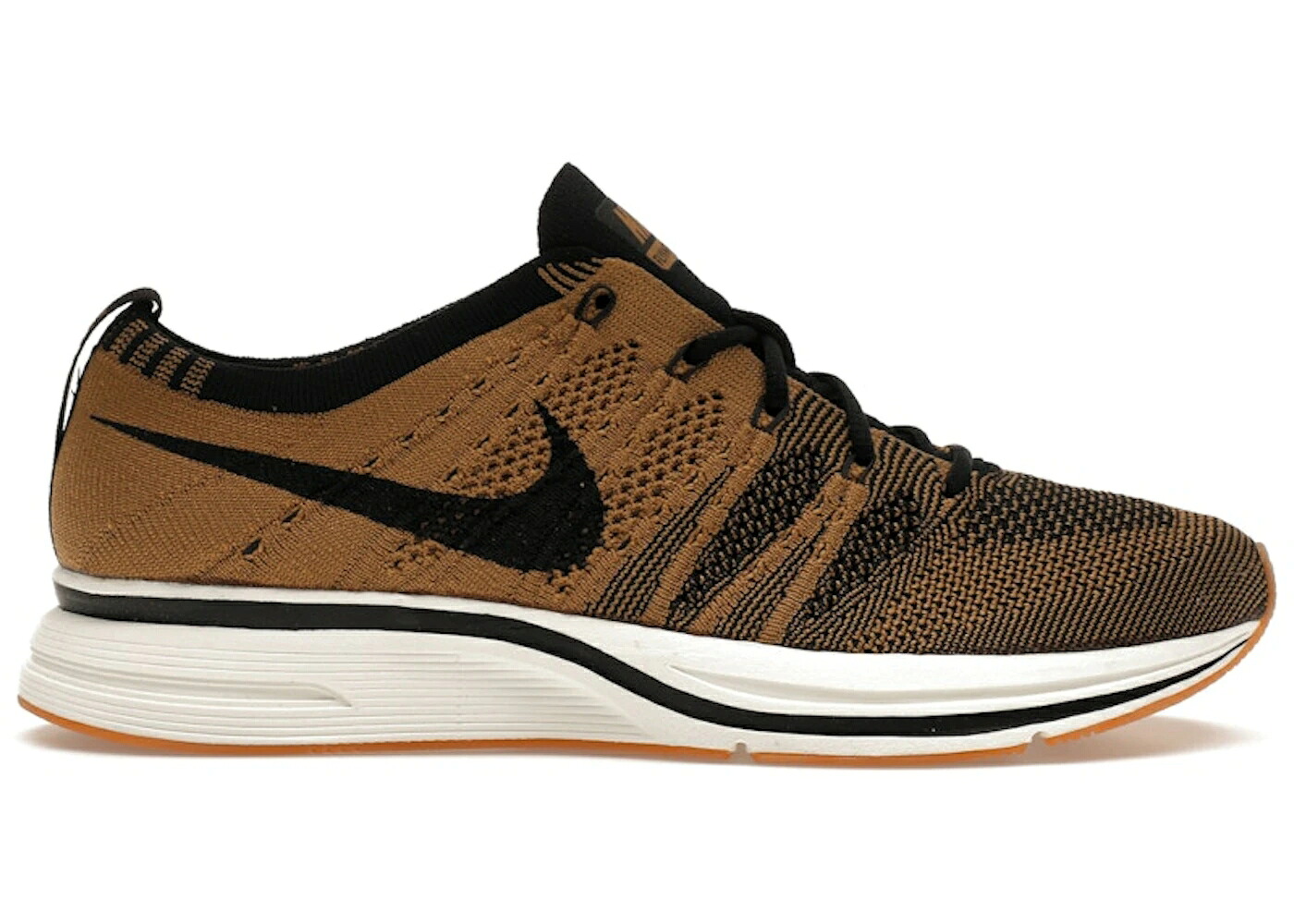 ナイキ 飛球編み物 調教師 ベージュ 黒いこと 黒いこと スニーカー メンズ NIKE FLYKNIT TRAINER GOLDEN BEIGE / GOLDEN BEIGE BLACK GUM LIGHT