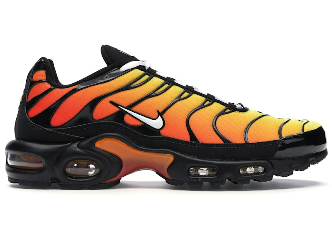 ナイキ マックス 黒いこと 黒いこと 純然たる プラチナム 赤 赤いこと エアマックスプラス スニーカー メンズ NIKE AIR MAX PLUS TIGER / BLACK PURE PLATINUM HABANERO RED