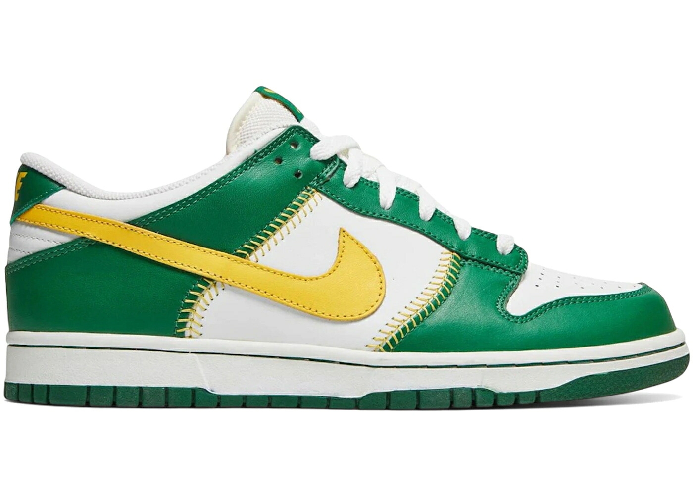ナイキ ダンク 野球 白いこと 白いこと 緑 緑であること ダンクロー スニーカー メンズ NIKE DUNK LOW BASEBALL WHITE VARSITY MAIZE PINE GREEN / WHITE VARSITY MAIZE PINE GREEN