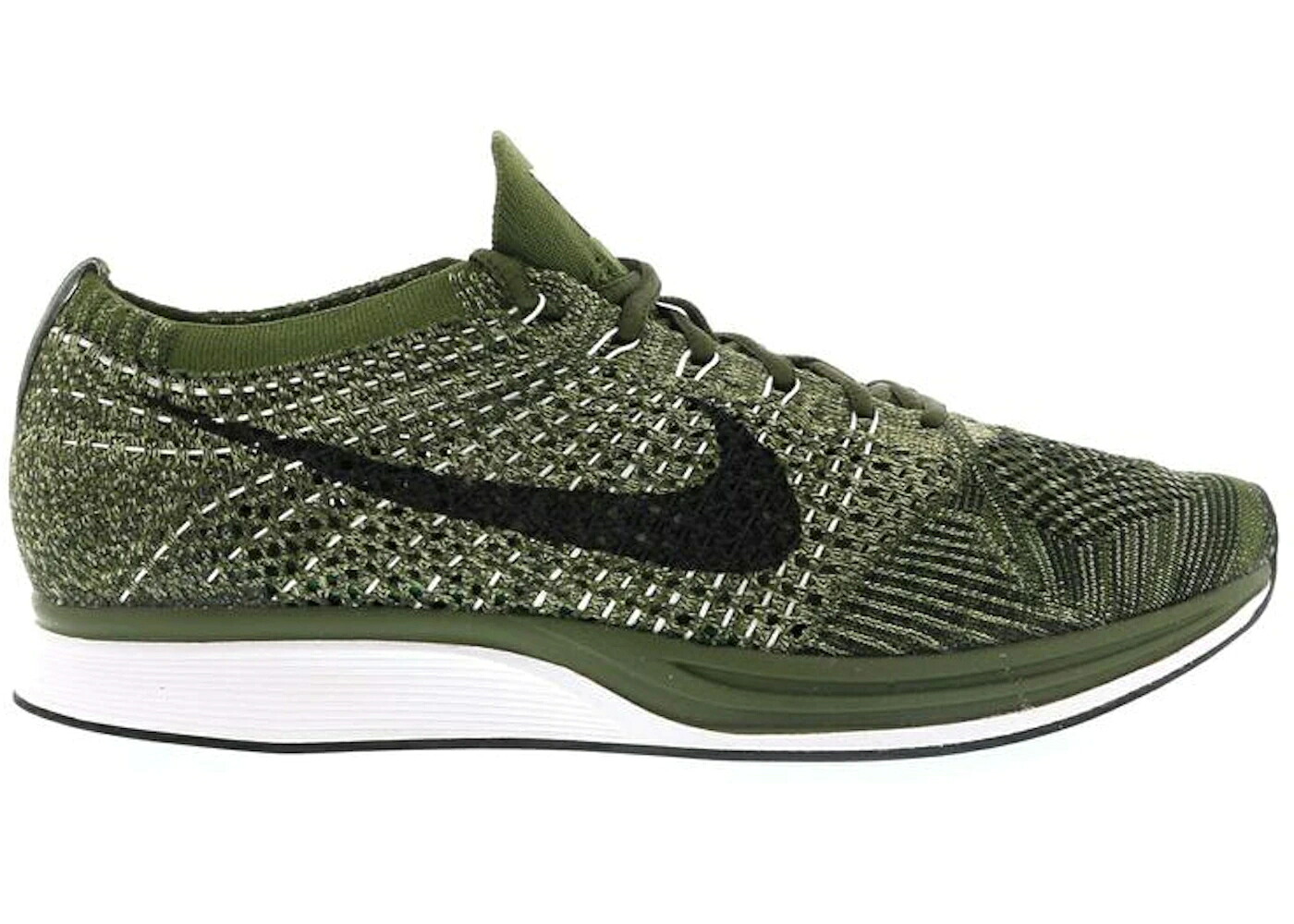 ナイキ 飛球編み物 緑 緑であること オリーブ スニーカー メンズ NIKE FLYKNIT RACER ROUGH GREEN / ROUGH GREEN NEUTRAL OLIVE