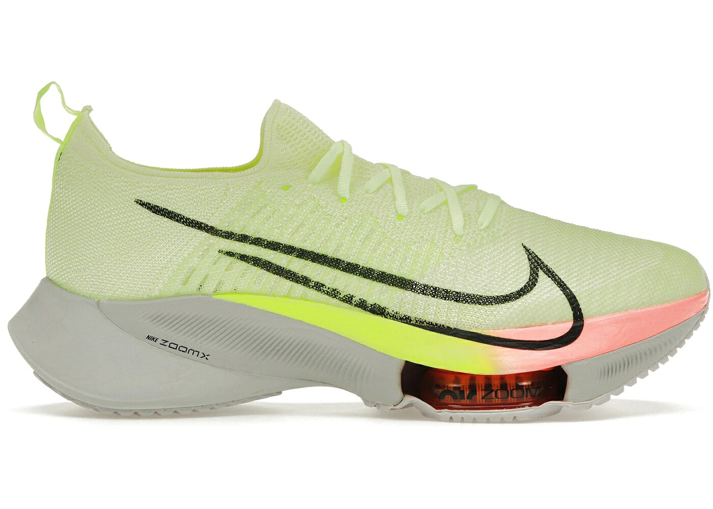 ナイキ 望遠レンズ 飛球編み物 橙 オレンジ色 NEXT% スニーカー メンズ NIKE AIR ZOOM TEMPO FLYKNIT BARELY VOLT HYPER ORANGE / BARELY VOLT VOLT HYPER ORANGE