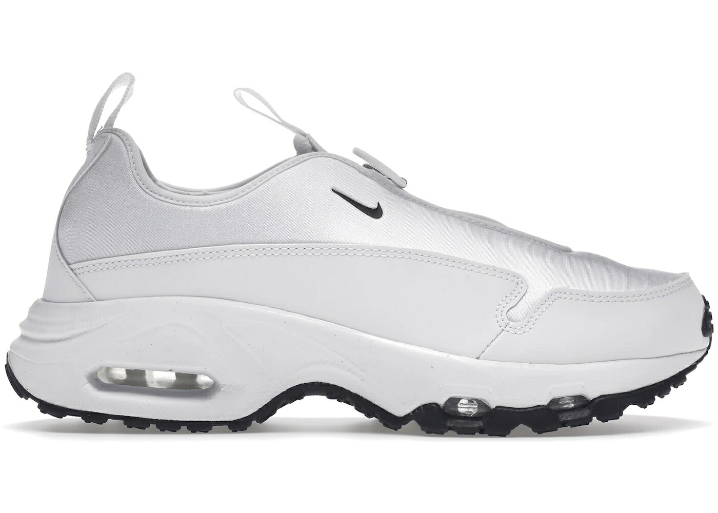 ナイキ マックス 白色 ホワイト 黒色 ブラック エアマックス コムデギャルソン スニーカー メンズ NIKE AIR MAX SUNDER SP COMME DES GARCONS HOMME PLUS WHITE / WHITE WHITE BLACK