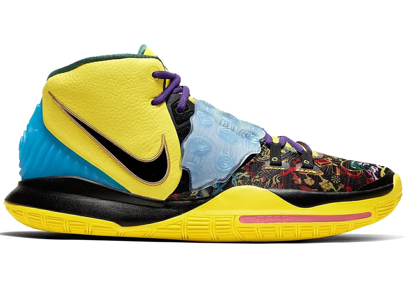 ナイキ カイリー 黄色 イエロー 黒色 ブラック スニーカー メンズ NIKE KYRIE 6 CHINESE NEW YEAR YELLOW (2020) / VARSITY MAIZE BLACK