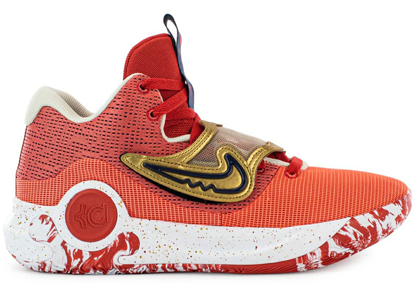 ナイキ 赤 レッド ゴールド 紺色 ネイビー スニーカー メンズ NIKE KD TREY 5 X UNIVERSITY RED METALLIC GOLD / UNIVERSITY RED MIDNIGHT NAVY