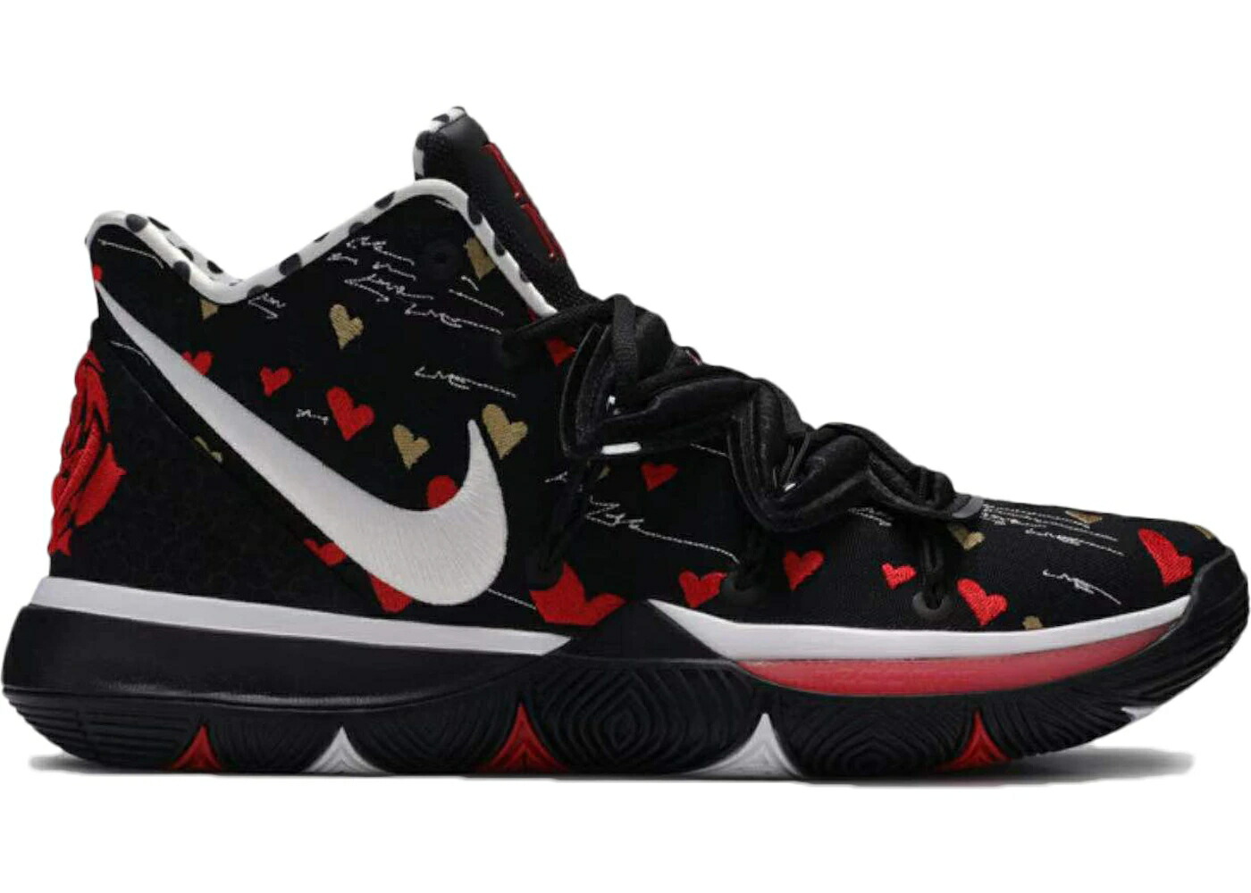 ナイキ カイリー 靴 スニーカー 黒いこと 黒いこと 赤 赤いこと 白いこと 白いこと メンズ NIKE KYRIE 5 SNEAKER ROOM MOM BLACK / BLACK RED WHITE