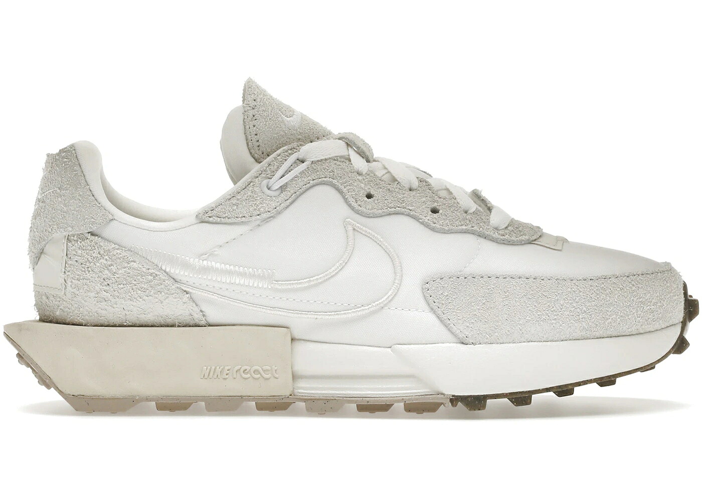 ナイキ ワーヘル 白いこと 白いこと WOMEN\u0027S スニーカー レディース NIKE FONTANKA WAFFLE WHITE PHANTOM (WOMEN\u0027S) / WHITE PHANTOM FOSSIL STONE