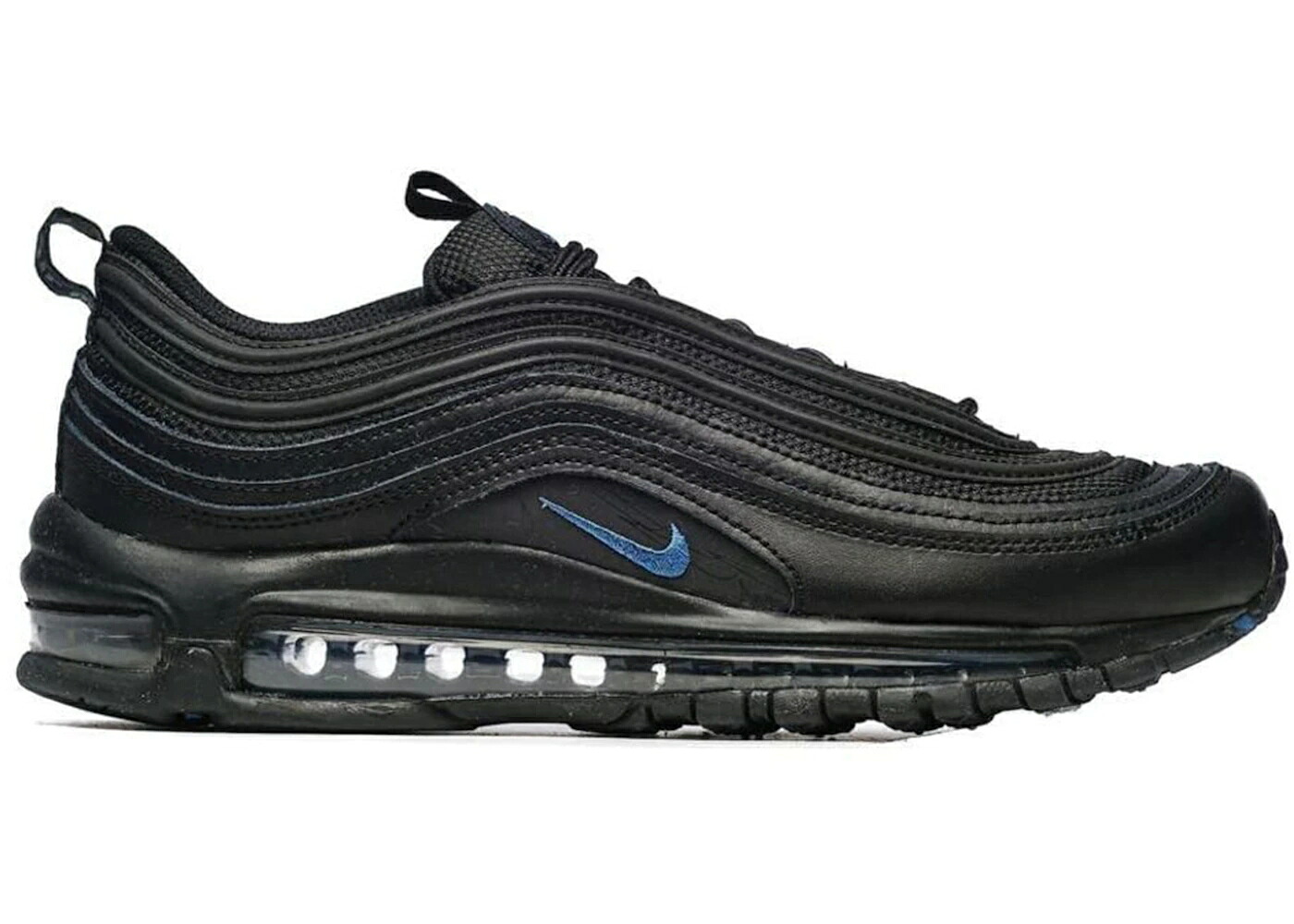 ナイキ マックス 黒いこと 黒いこと 青碧 青碧 エア湖マックス スニーカー メンズ NIKE AIR MAX 97 BLACK DARK MARINA BLUE / BLACK DARK MARINA BLUE SMOKE