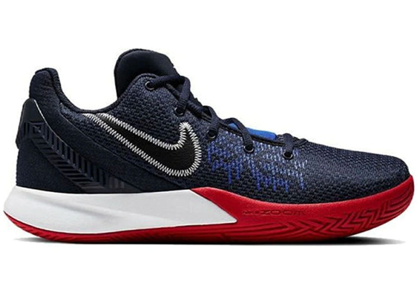 ナイキ カイリー 航空一回り 黒いこと 黒いこと 赤 赤いこと スニーカー メンズ NIKE KYRIE FLYTRAP 2 USA / OBSIDIAN BLACK UNIVERSITY RED