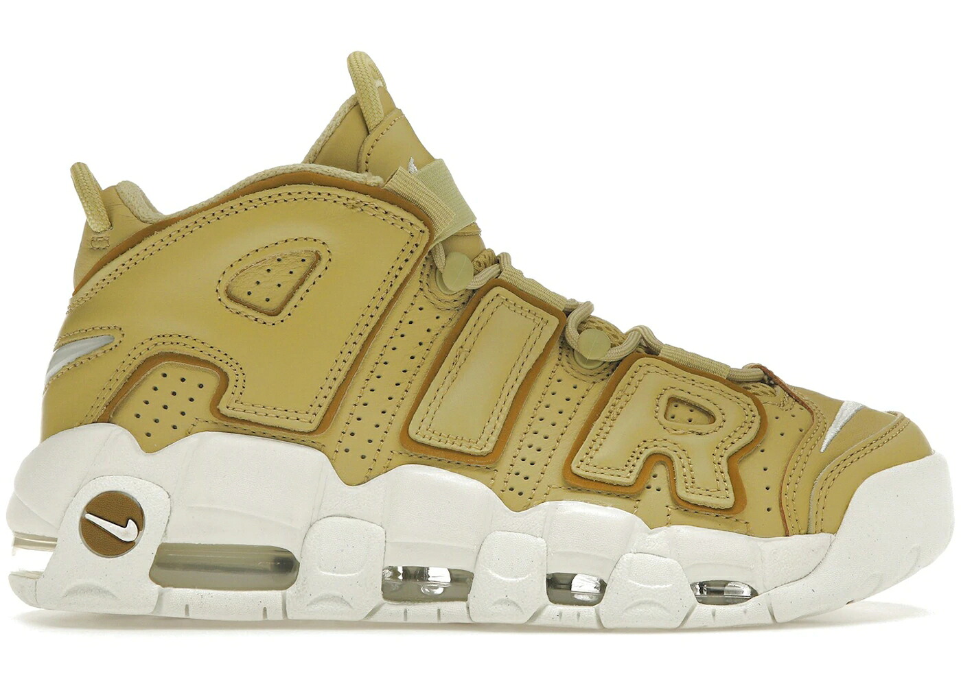 ナイキ 引き上げるペース ゴールド エアモアアップテンポ モアテン WOMEN\u0027S スニーカー レディース NIKE AIR MORE UPTEMPO BUFF GOLD (WOMEN\u0027S) / BUFF GOLD BRONZINE SAIL
