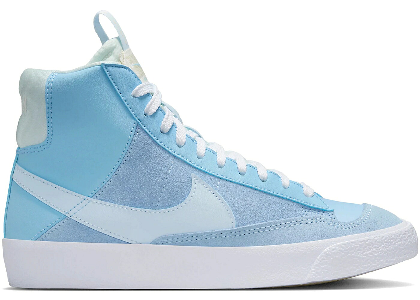 ナイキ ブレイザー ミッド 青色 ブルー '77 ジュニア キッズ NIKE BLAZER MID SE D PSYCHIC BLUE SAIL BEACH (GS) / PSYCHIC BLUE SAIL BEACH BLUE ベビー マタニティ スニーカー