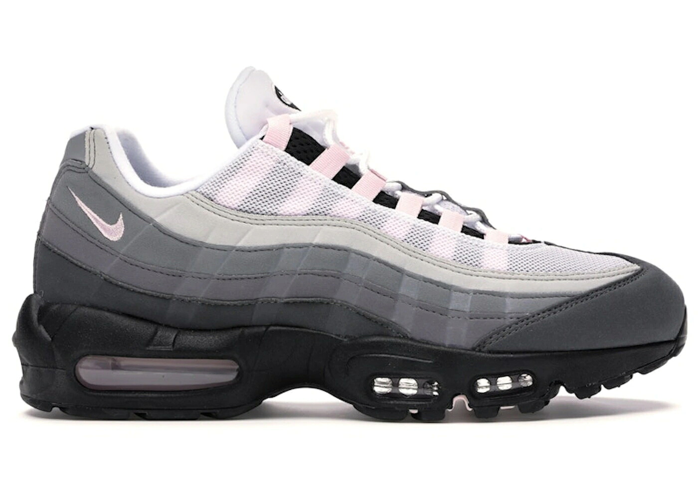 ナイキ マックス さくら色 黒いこと 黒いこと 薄墨色 薄墨色 エア湖マックス スニーカー メンズ NIKE AIR MAX 95 GUNSMOKE PINK FOAM / BLACK PINK FOAM GUNSMOKE GREY