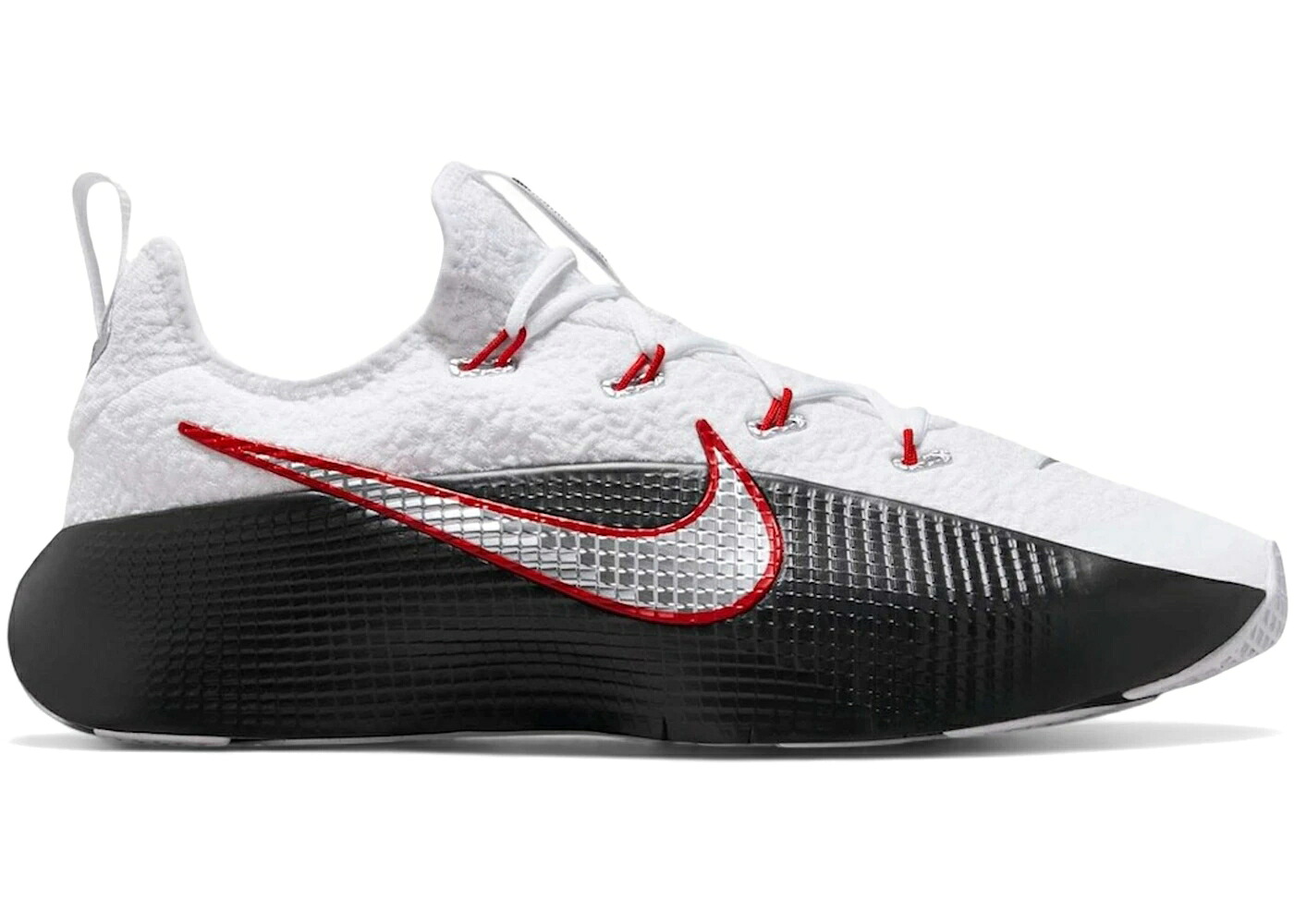 ナイキ レブロン 力くらべ 白いこと 白いこと 黒いこと 黒いこと 赤 赤いこと スニーカー メンズ NIKE LEBRON TR 1 FIRST GAME / WHITE BLACK UNIVERSITY RED