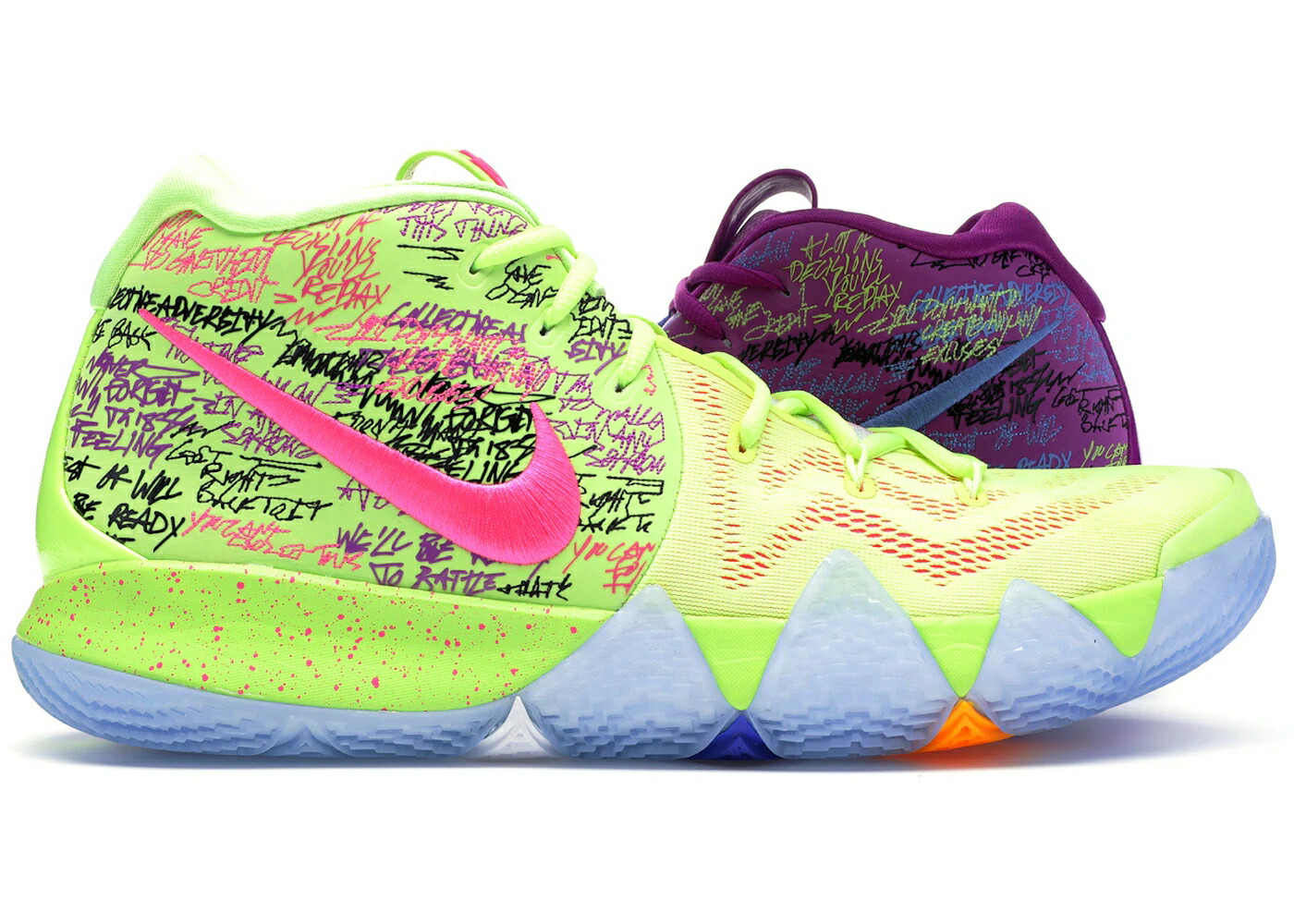 ナイキ カイリー スニーカー メンズ NIKE KYRIE 4 CONFETTI / MULTI COLOR MULTI COLOR