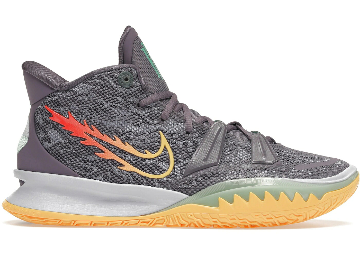 ナイキ カイリー 赤 赤いこと スニーカー メンズ NIKE KYRIE 7 DAYBREAK / DAYBREAK SIREN RED GHOST CITRON