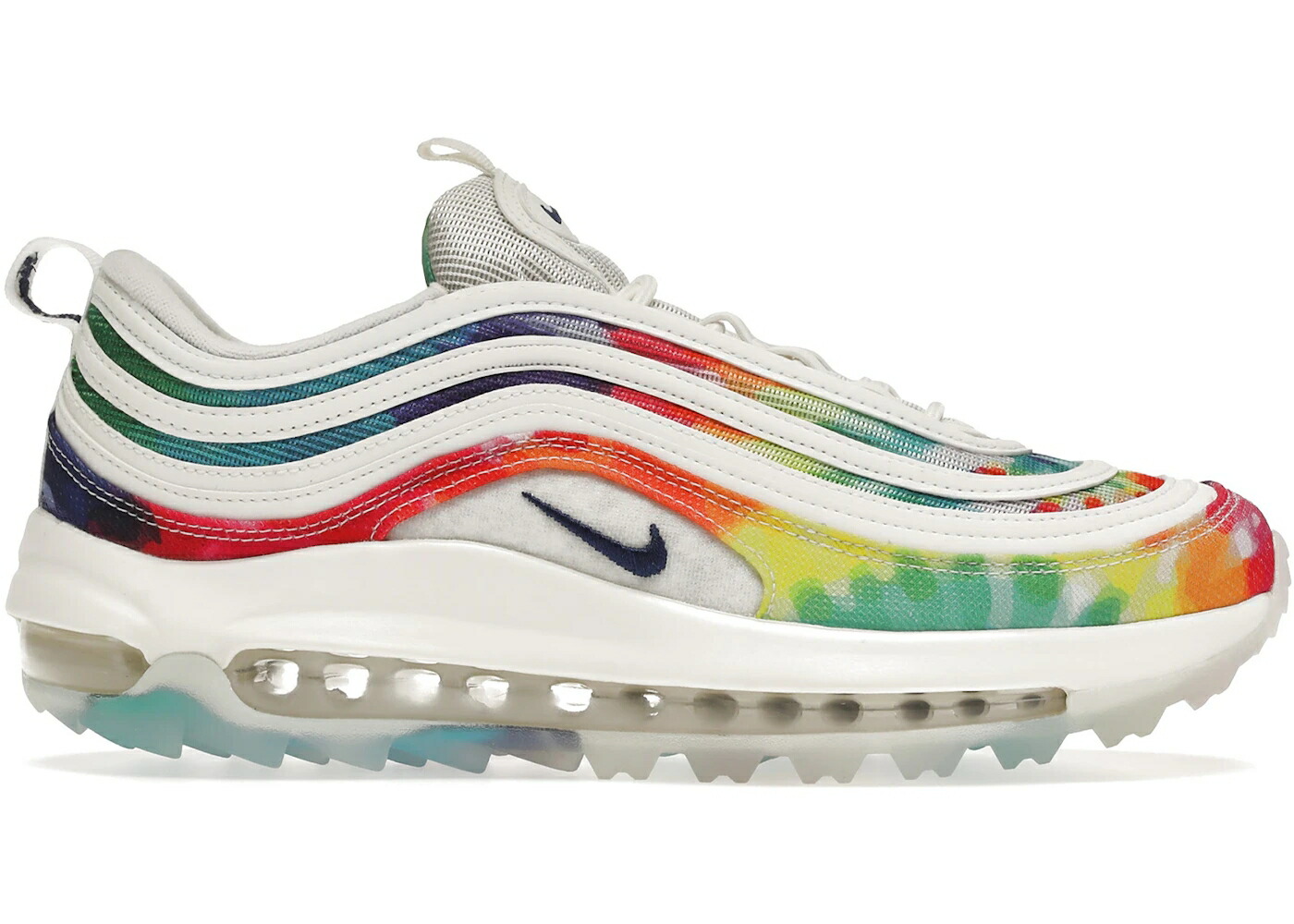 ナイキ マックス ゴルフ タイ 白いこと 白いこと 藍色 インディゴ エア湖マックス スニーカー メンズ NIKE AIR MAX 97 GOLF TIE DYE / SUMMIT WHITE LEMON VENOM INDIGO