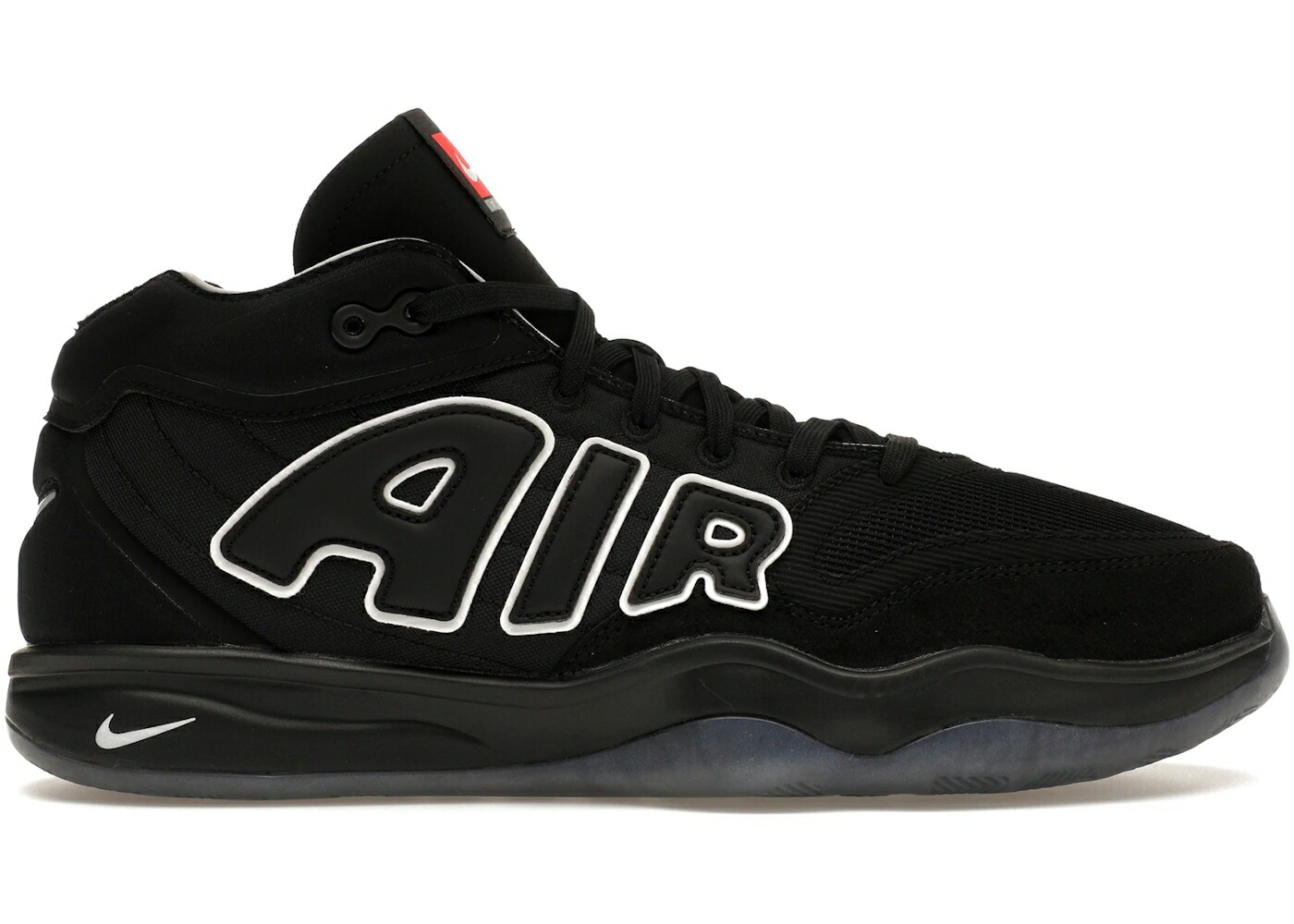 ナイキ 望遠レンズ 繰り上げるペース 黒いこと 黒いこと 白いこと 白いこと スニーカー メンズ NIKE AIR ZOOM GT HUSTLE 2 ALL-STAR MORE UPTEMPO / BLACK WHITE