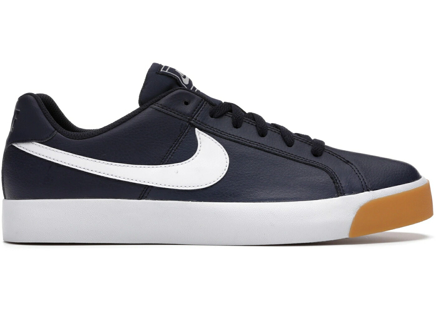 ナイキ コート 茶色 ブラウン 白色 ホワイト スニーカー メンズ NIKE COURT ROYALE AC OBSIDIAN / OBSIDIAN GUM MEDIUM BROWN WHITE