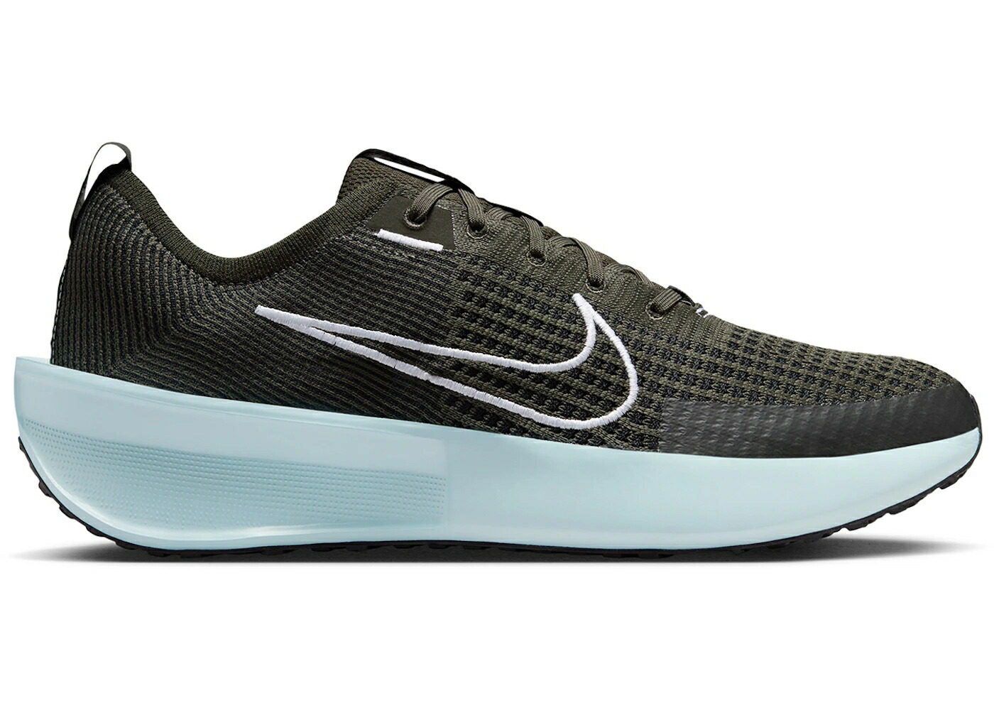 ナイキ 幽客 黒いこと 黒いこと 青味 青色 白いこと 白いこと スニーカー メンズ NIKE INTERACT RUN SEQUOIA BLACK GLACIER BLUE WHITE / SEQUOIA BLACK GLACIER BLUE WHITE スニーカー-靴