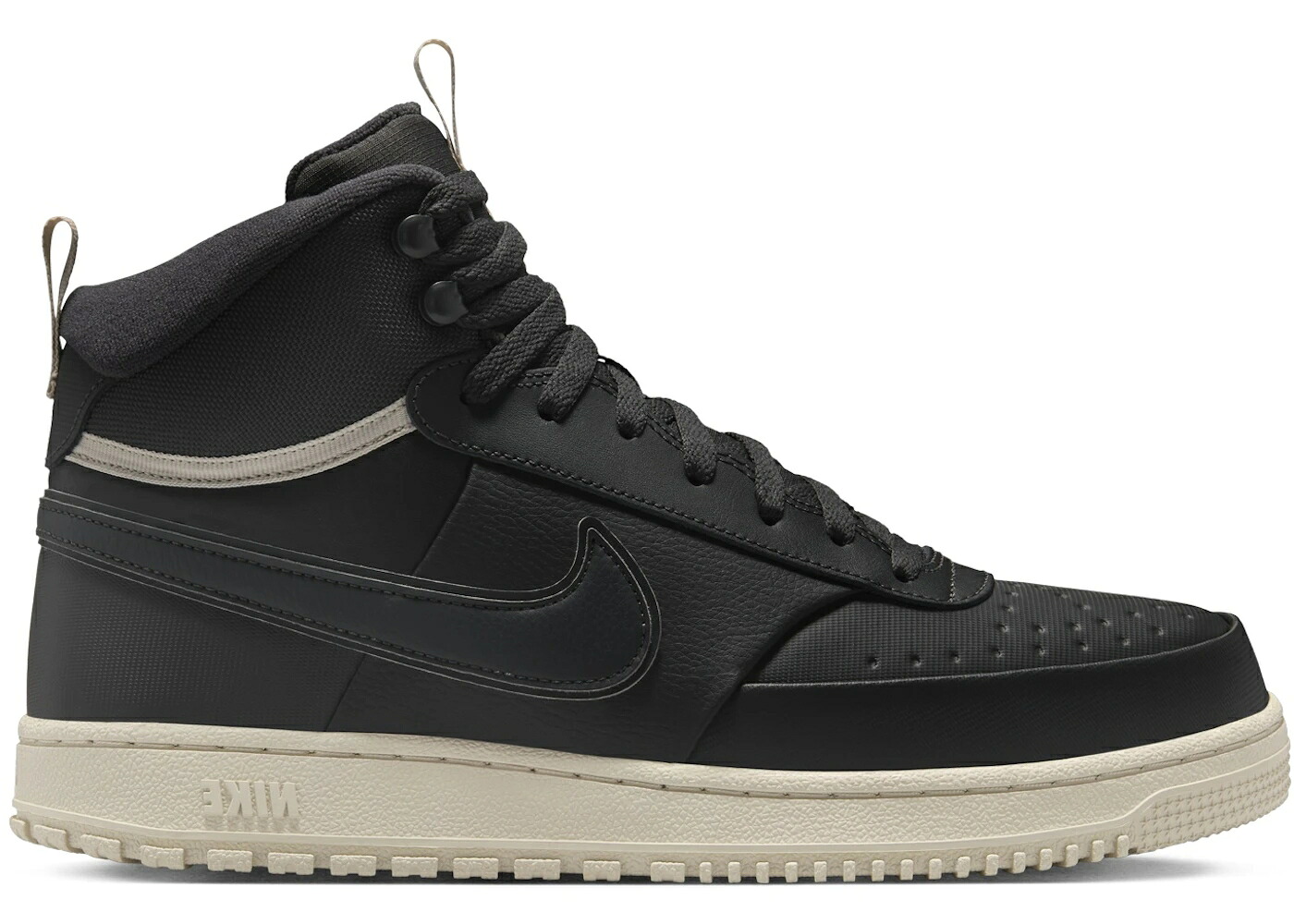 ナイキ 厚地の外套 ミッド 冬季 薄墨色 薄墨色 スニーカー メンズ NIKE COURT VISION MID WINTER DARK SMOKE GREY LIGHT BONE / DARK SMOKE GREY LIGHT BONE DARK